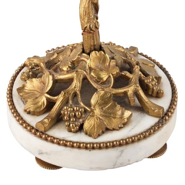 Antique Pair of Ormolu Candelabra Lamps 