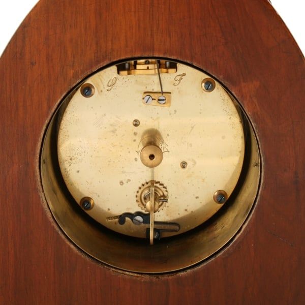 Antique Art Deco Walnut Mantel Clock 