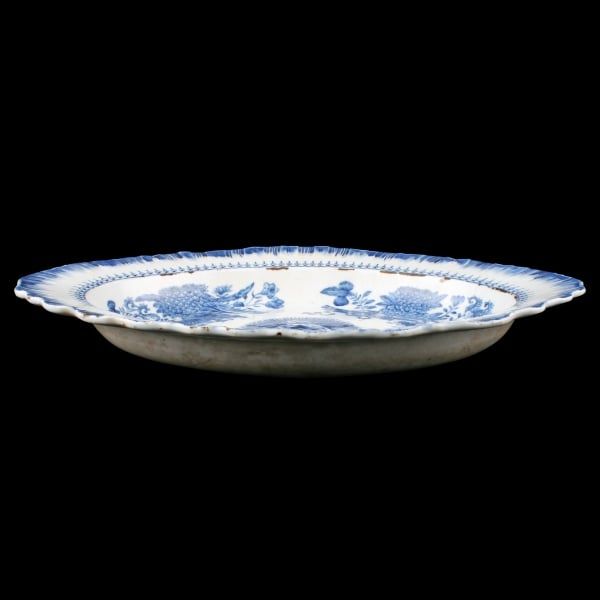 Antique 18th Century Chinese Oval Dish 