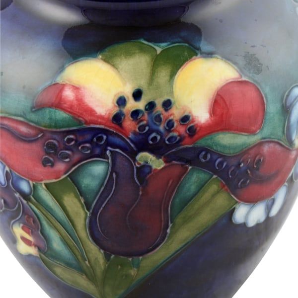 Antique Walter Moorcroft Orchid Vase 