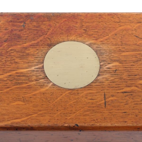 Antique Victorian Oak Decanter Box 