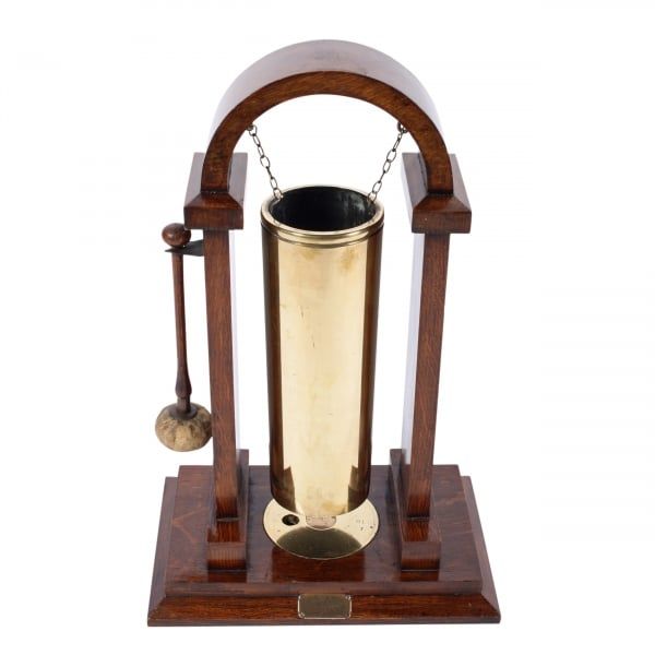 Antique 'Battle of the Bight' Brass Gong 