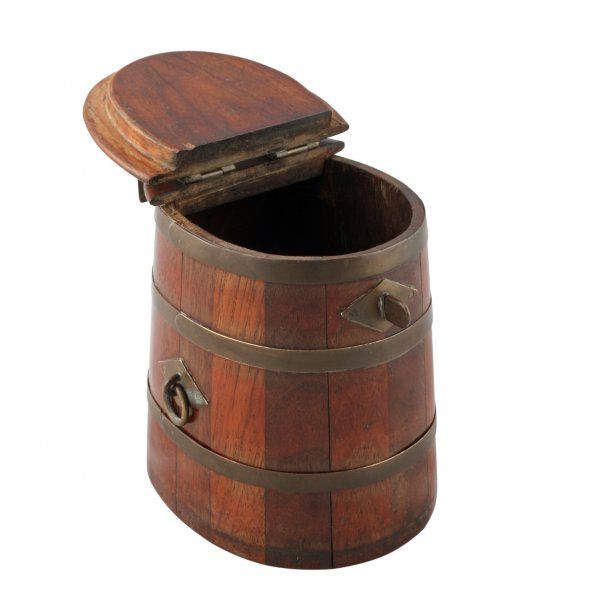 Antique Model of a Navy Rum Barrel 