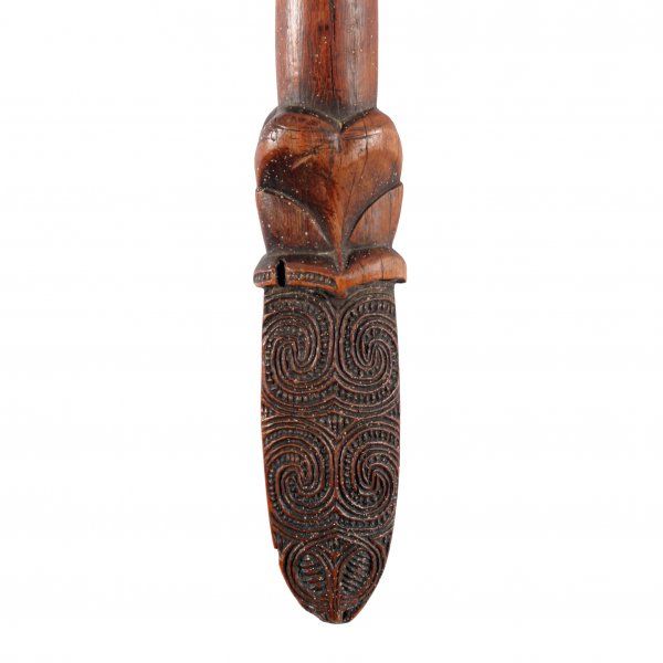 Antique 19th Century Maori Taiaha 
