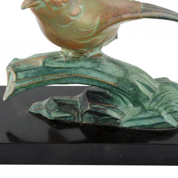 Antique Art Deco Bronze Bird 