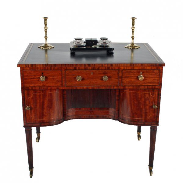 Antique Regency Mahogany Writing Table 