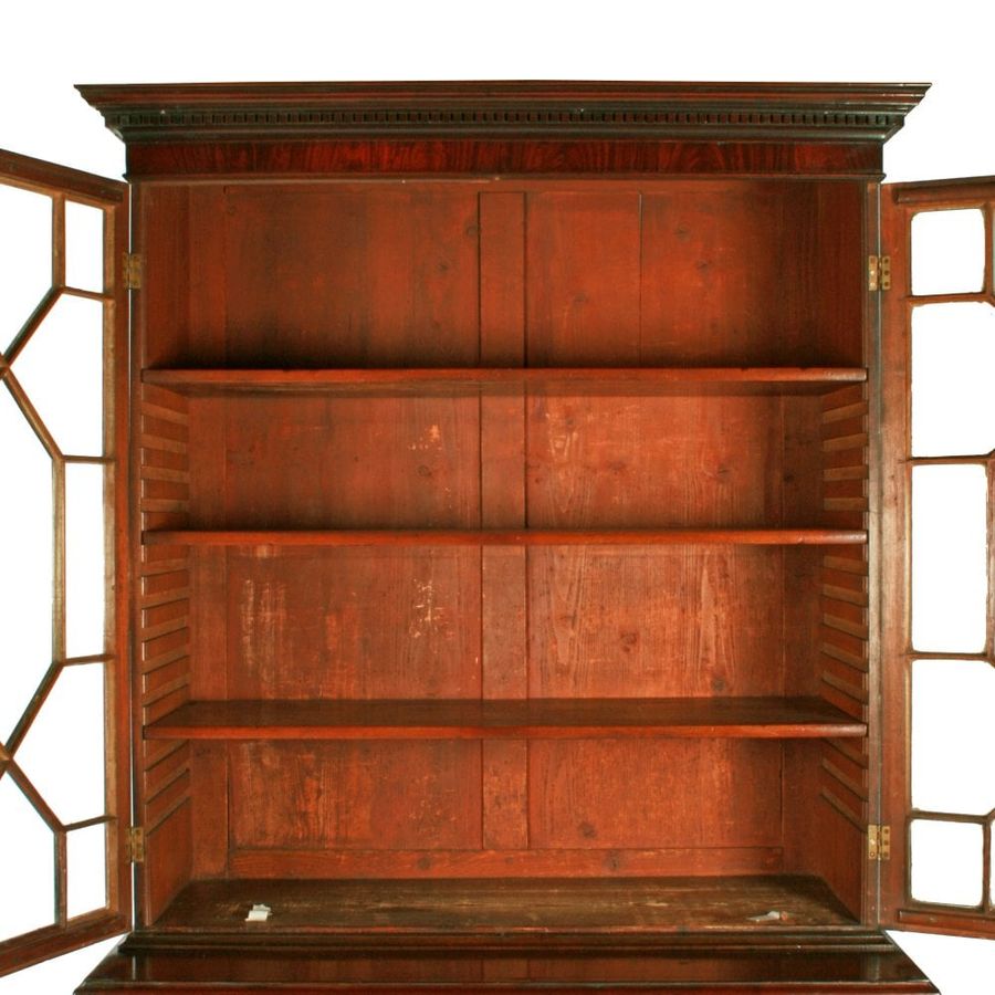 Antique George III Secretaire Bookcase 