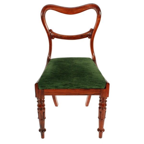 Antique Eight Victorian Rosewood Chairs 