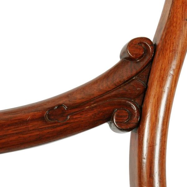 Antique Eight Victorian Rosewood Chairs 