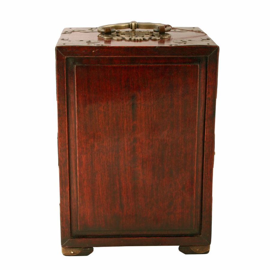 Antique Chinese Hongmu Table Cabinet 