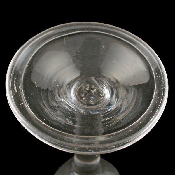 Antique Mid 18th Century Wine Glass 