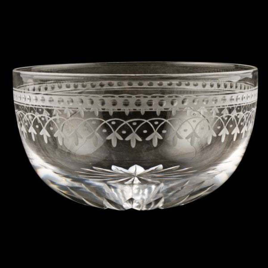 Antique Set of Six Victorian Finger Bowls | ANTIQUES.CO.UK