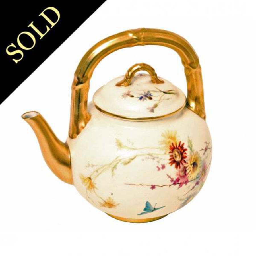 19th Century Royal Worcester Tea Pot SOLD 