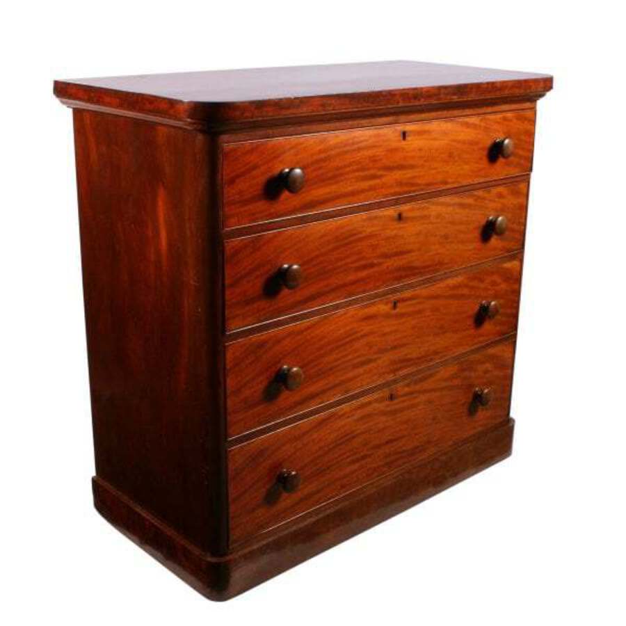Antique Victorian Mahogany Chest of Drawers 