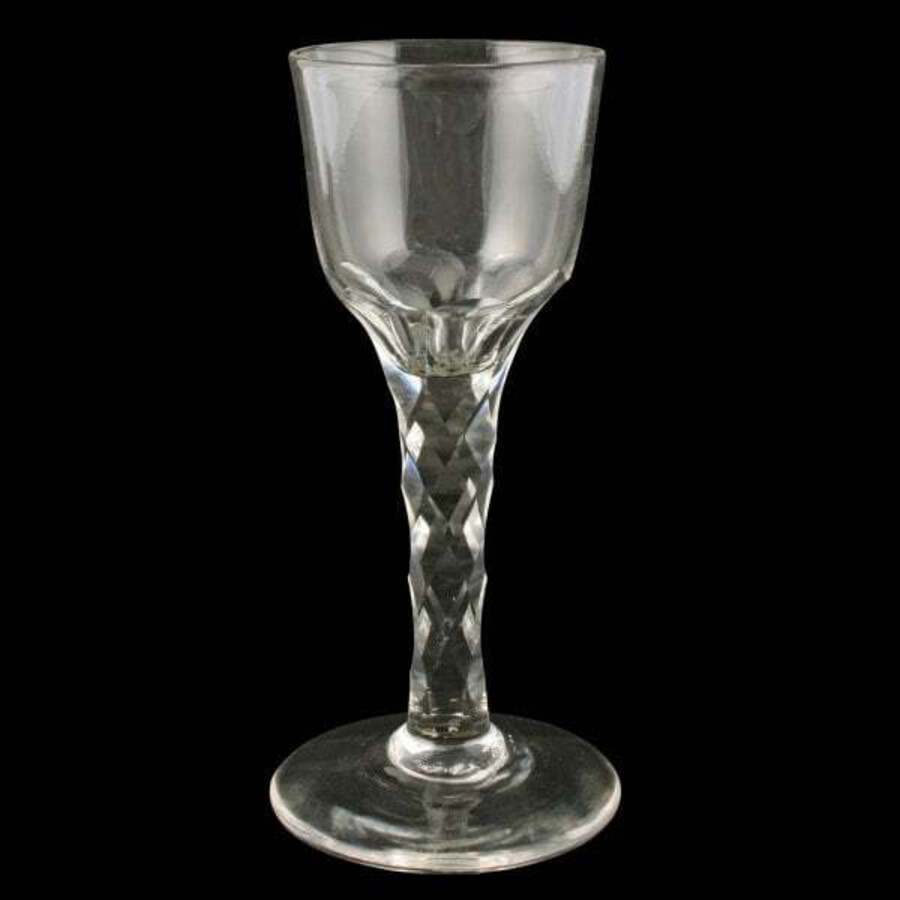 Antique 18th Century Georgian Wine Glass 