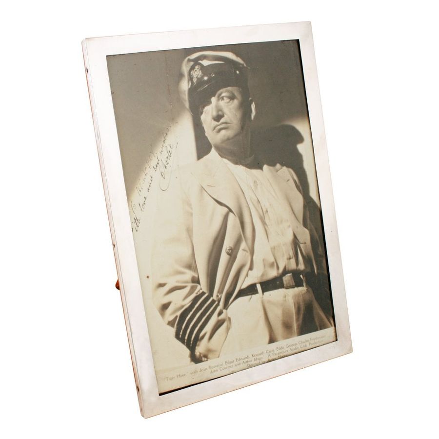 George V Sterling Silver Photo Frame 