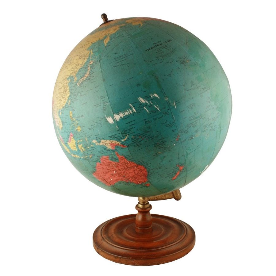 Large Philip's 19" Terrestrial Globe 