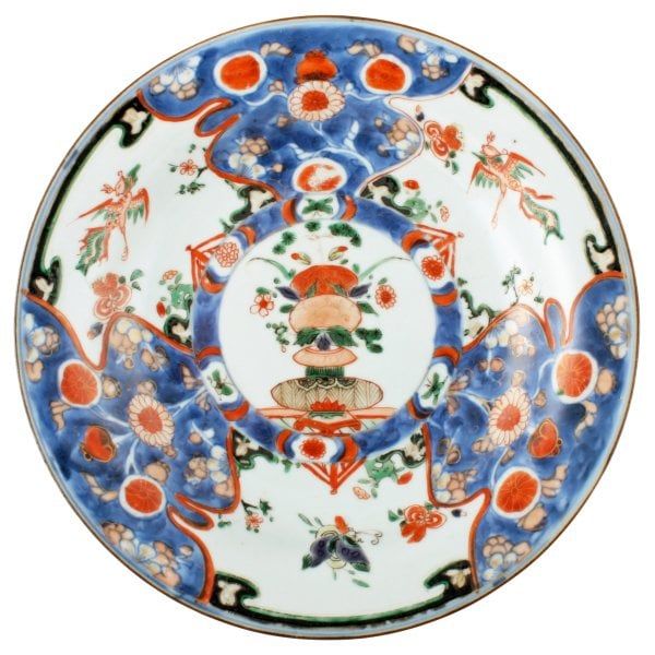 18th Century Chinese Qing Kangxi Plate 