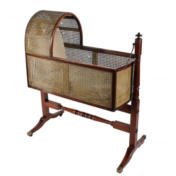 Regency Mahogany Rocking Cradle 