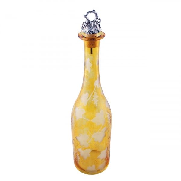 Amber Glass Wine Decanter 