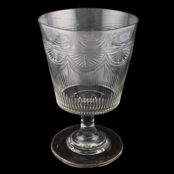 Large Georgian Glass Rummer 