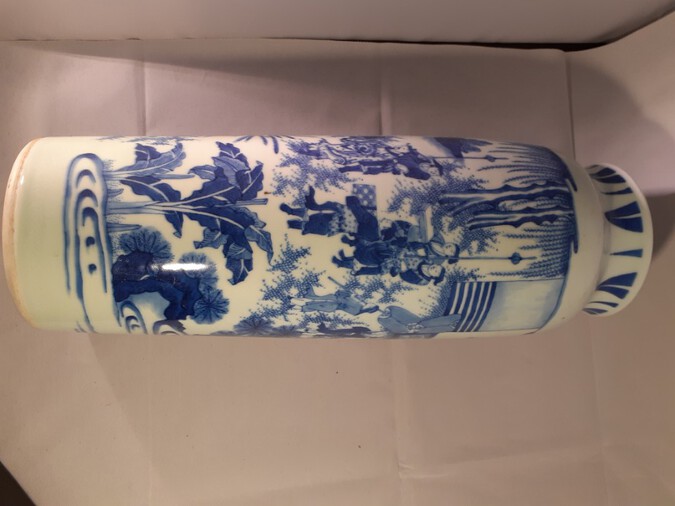 Ming, Chongzhen, blue and white Vaze