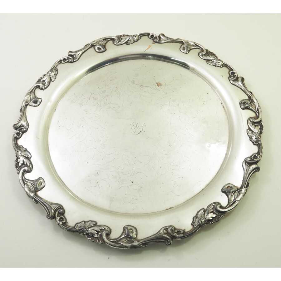 Pleasing Arts And Crafts Silver Plated Tray