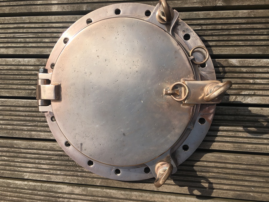 Antique Solid Brass Passenger Ship Porthole