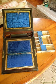 Antique Antique travel writing box