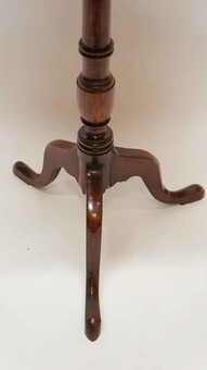 Antique Victorian  Mahogany octagonal,  wine or occasional table on tripod legs