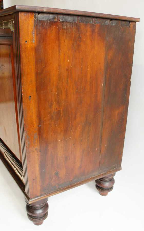 Antique Victorian Aesthetic period   Mahogany  shelved side cupboard/sideboard