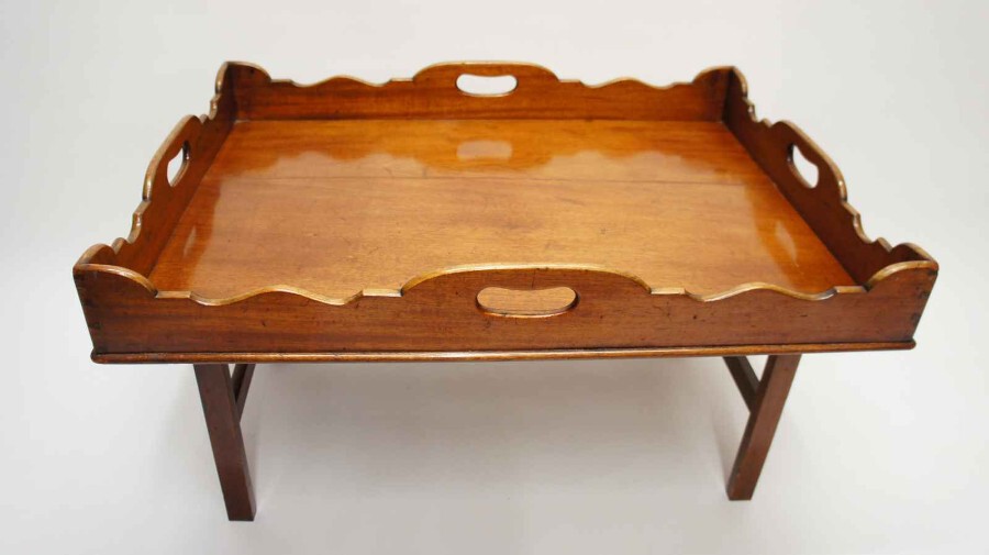 Victorian Mahogany (butlers) tray top table