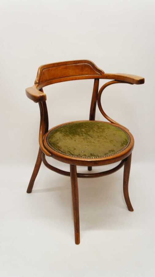 Early 20th c   bentwood office chair
