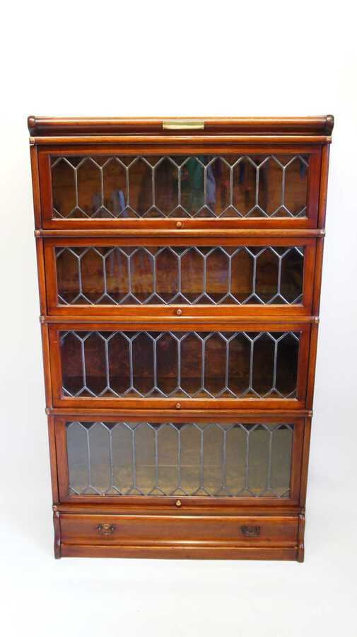 Good quality  Mahogany  Globe Wernicke sectional  glazed bookcase