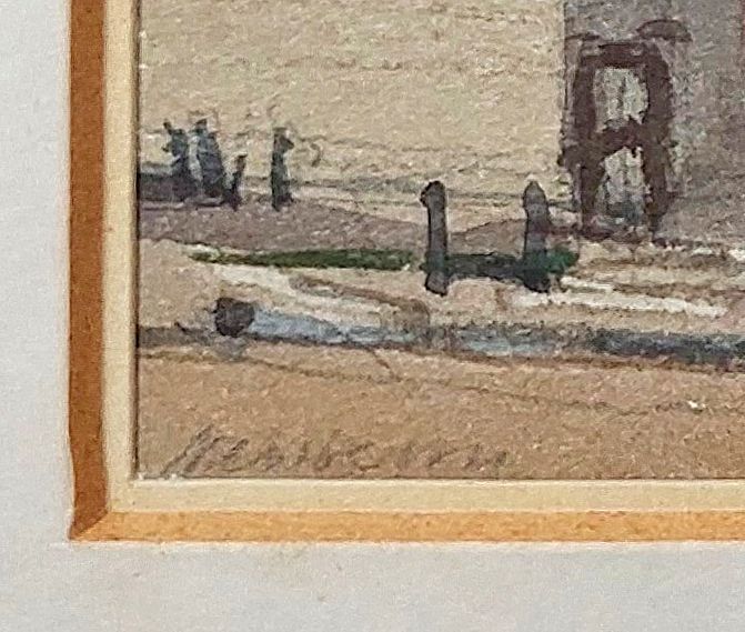 Antique Original Watercolour 'Sultan Ahmet Fountain, Istanbul' by John Newberry