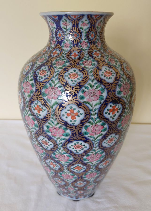 Antique Early 20thC French Ovoid Porcelain Vase