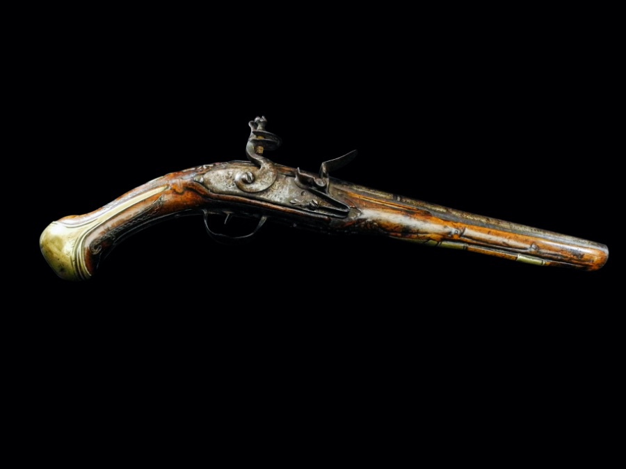 A Balkan Flintlock Pistol C. 1890.