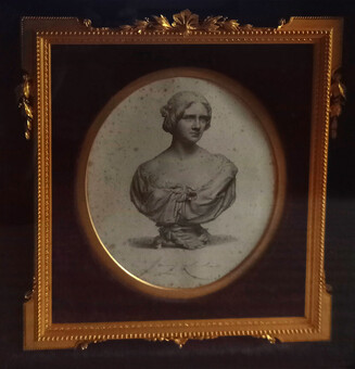 Antique LIND, Jenny 1820-1887 Engraving by W. Roffe after F. Roffe of the bust by J. Durham.