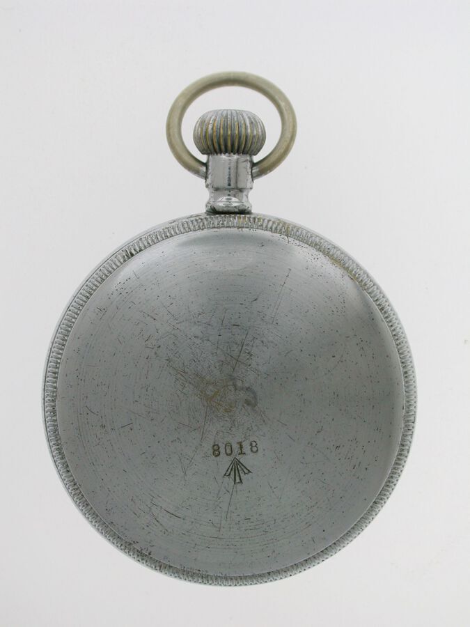 Antique WALTHAM Military Open Face Pocket Watch Swiss 1942