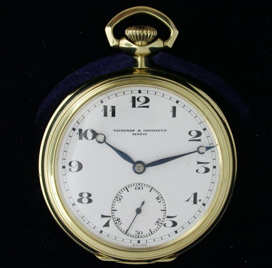 Antique Antique 14 Kt Yellow Gold Pocket Watch Retailed by Vacheron