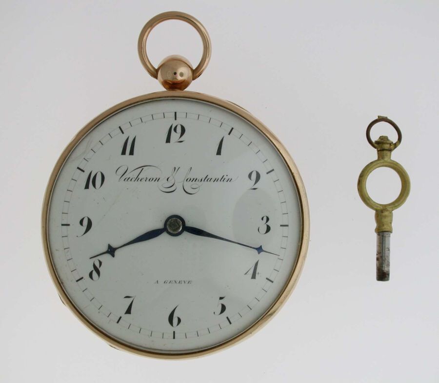 18 Kt Rose Gold Vacheron & Constantin Pocket Watch Swiss 1810