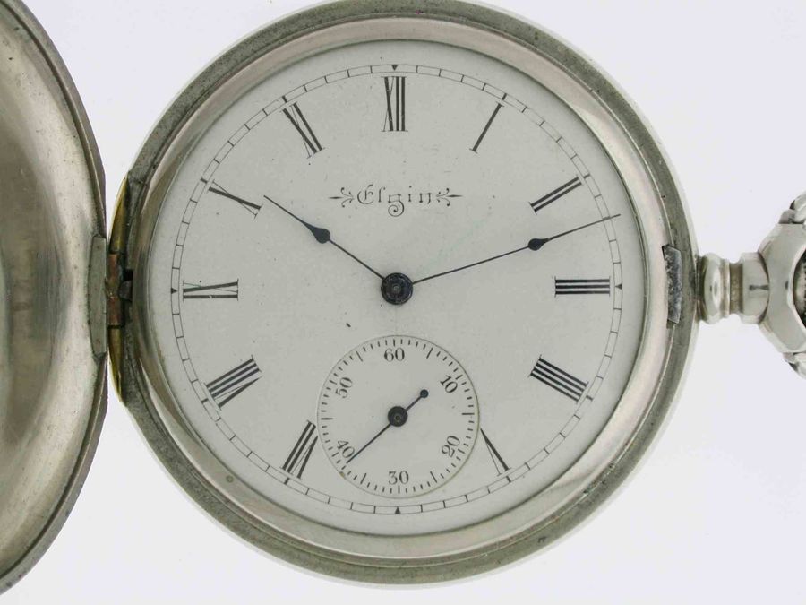 Elgin discount silver watch