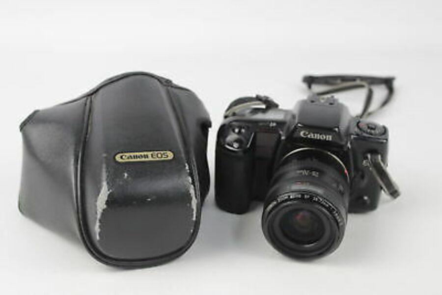Canon EOS 10 SLR FILM CAMERA w/ Canon EF 28-70mm Lens & Original Case, WORKING