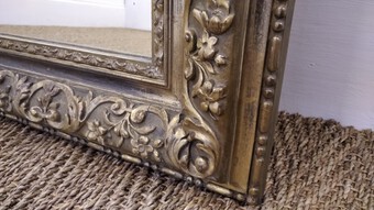 Antique Large French Mid-19th Century Chateau Mirror