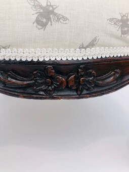 Antique Fine Victorian Carved Rosewood Ladies Chair
