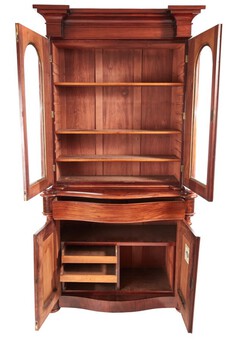 Antique Quality Victorian Mahogany Bookcase