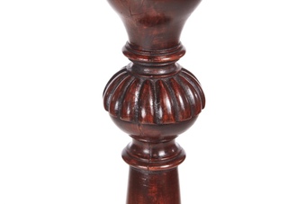 Antique Quality Antique Carved Mahogany Torchere