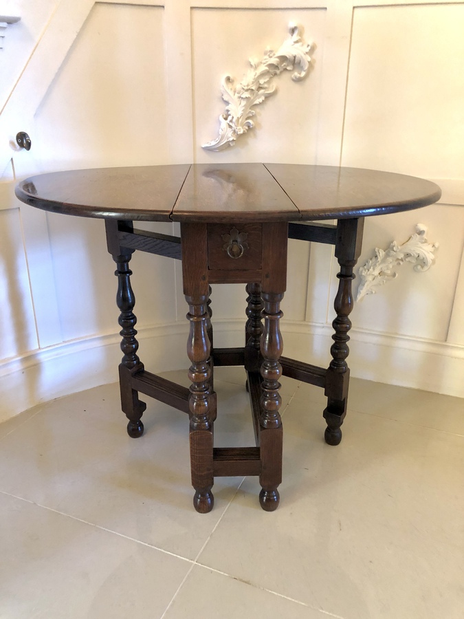 Antique  Antique Oak Gateleg Table