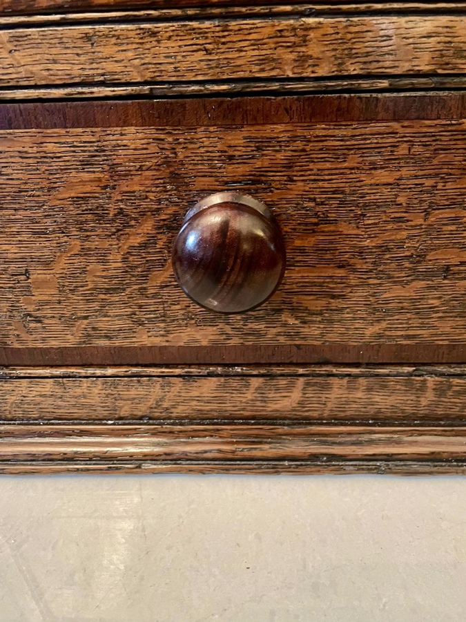 Antique Antique 18th Century Oak Hanging Corner Cabinet