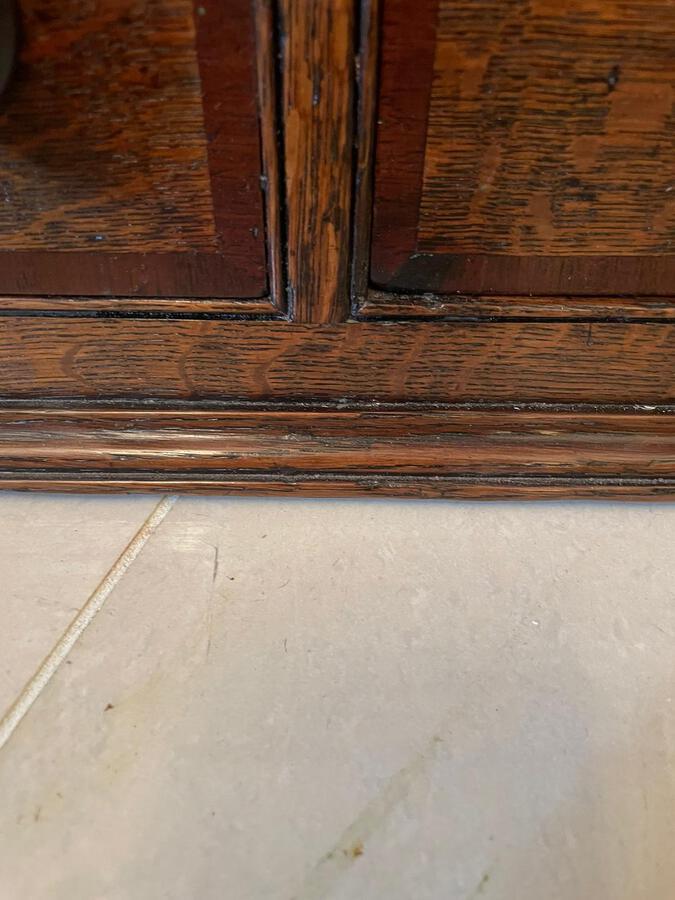 Antique Antique 18th Century Oak Hanging Corner Cabinet